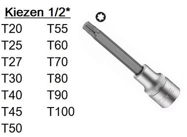 1/2 Star socket bit (100mmL)