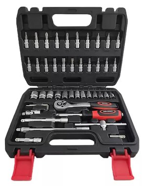 Socket set 1/4, 46 pieces