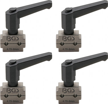 Brake Line Clamps Set  4.75 + 6 mm