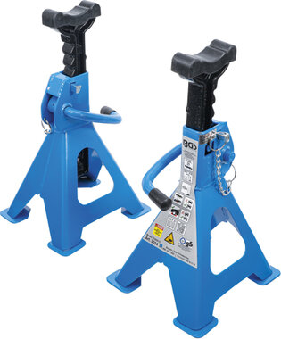 Axle Stands load capacity 2 ton / pair stroke 268-418mm 1 pair