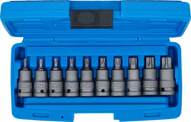 Impact Bit Socket Set (1/2) drive Torx T20 - T70 10 pcs.