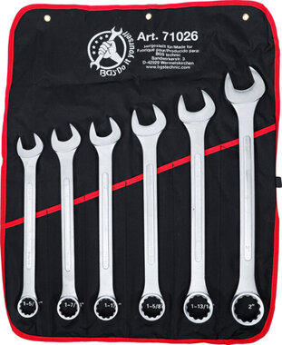 Combination Spanner Set XXL Inch Sizes 1-5/16