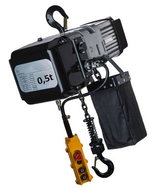 Electric chain hoist 0,5 ton 230V single speed