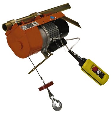 Electric winch 230V 0.15 tons with 16 meters lifting height single speed