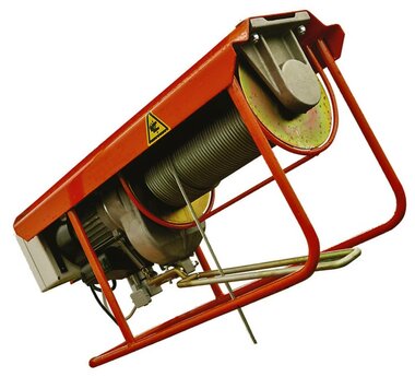 Electric winch 230V 0.5 tons with hoist single speed
