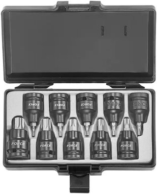 1/2 Star impact socket bit set 10pc