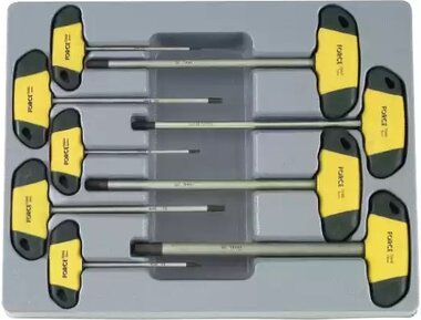 T handle Hex driver set SAE 9pc