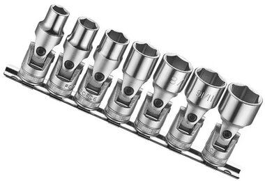 3/8 Universal socket set 7pc