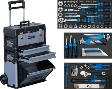 Mobile Assembly Trolley with 111 Tools