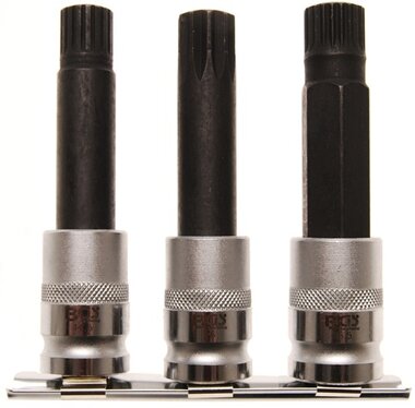 3-piece Special Socket Set for BMW Rim Locks