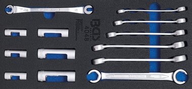 Tool Tray 1/3: Flare Nut Wrench and Special Socket 13 pcs