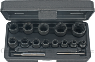 Specialist Sockets twist profile 15-pcs 1/4+1/2 6-27 mm
