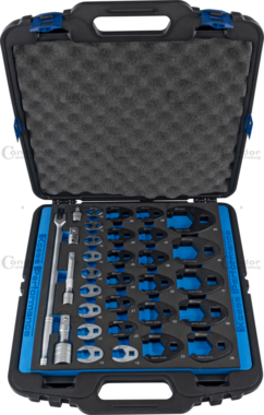Crow Foot Wrench Set 32-pcs 2/3+3/8+1/2+3/4