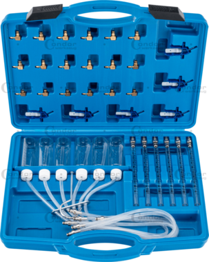 Common Rail Return Flow Tester incl. 24 adapters