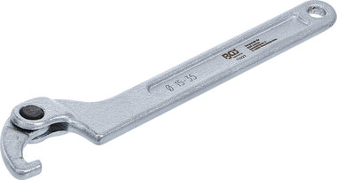 Adjustable Hook Wrench with Nose