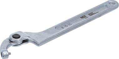 Adjustable Hook Wrench with Pin