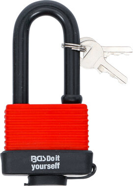 Padlock high Shackle 50 mm water resistant