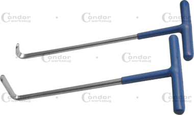 Puller Hooks 2pcs for exhaust pipe seals 100 + 110° offset