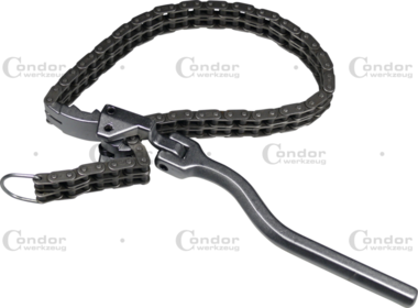 Oil Filter Chain Wrench 60-160mm duplex swivel handle