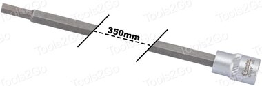 Socket Bit extra long 1/2, spline M12x800mm