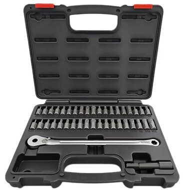 Bit set with ratchet wrench 40-piece