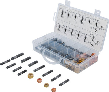 Intake / Exhaust Manifold Stud and Nut Assortment 100 pcs