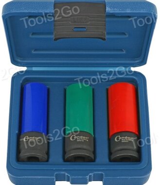 Wheel Nut Socket Set 3-pcs 1/2 magnetic