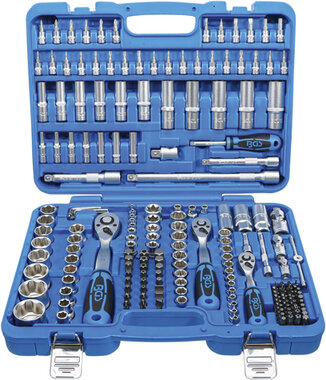 Socket Set Super Lock 6.3 mm (1/4) / 10 mm (3/8) / 12.5 mm (1/2) Drive 192 pcs