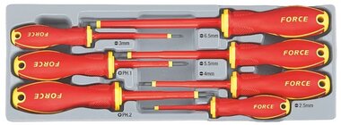 Insulated Philips screwdriver set 7-piece 