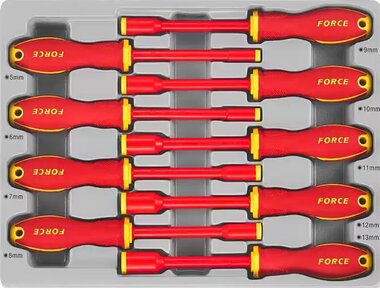 Insulated cap screwdriver 9-piece