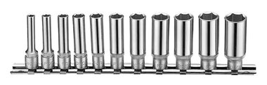 1/4 6-point deep socket set 11pc