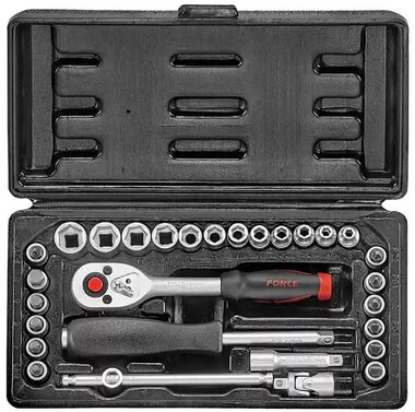 Socket wrench set 1/4 - 29-piece