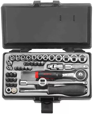 Socket set 6-Socket 1/4 - 42-piece (SAE)