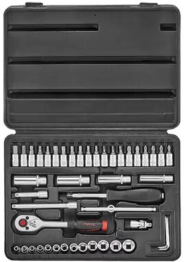 Socket set 6-Socket 1/4 - 46-piece