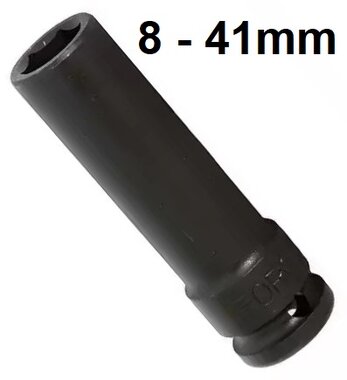 1/2 6pt. Impact deep socket 8-41mm