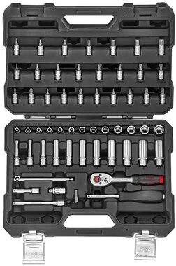 Socket set 1/4 combination set 56-piece