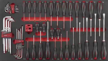 Screwdriver set 59-piece