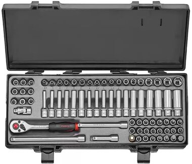 Sockets combination set 74-piece (80228)