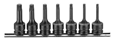 3/8 Star impact socket bit (one-piece) 7-piece