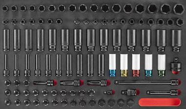 1/2 Strength socket set 100-piece (10318 EVA)