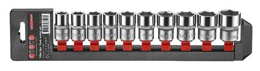 1/2 socket set 12-sided 10-piece