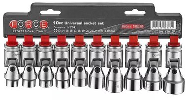 1/2 knee joint sockets 6-sided 10-piece