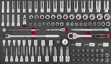 1/2 Sockets Combination Set 106-piece (10318 EVA)