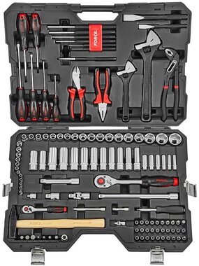 Sockets 1/4 & 1/2 combination set 118-piece