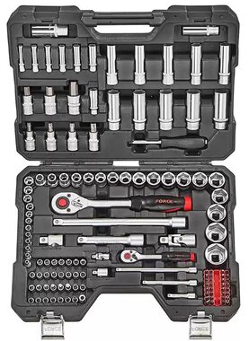 Sockets Combination Set 1/4 & 1/2 131-piece