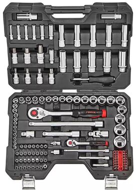 1/4 & 1/2 Sockets Combination Set 131-piece