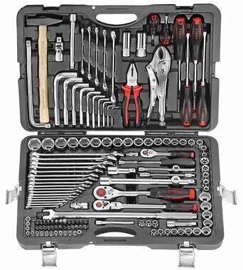 Sockets 12-sided Combination Set 142-piece