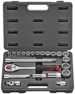 1/2 Corrugated profile socket set 22-piece