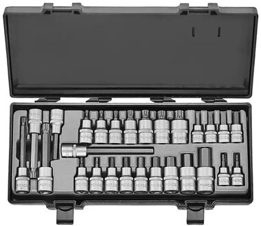 Socket Set Inbus 1/2, 28-piece