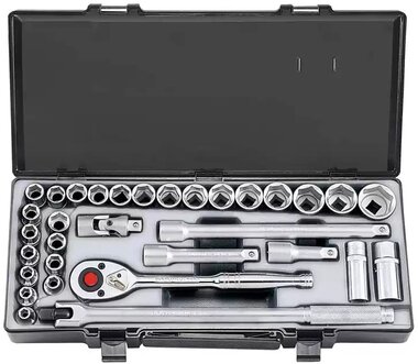 Sockets set 12-sided 32-piece (S&M)